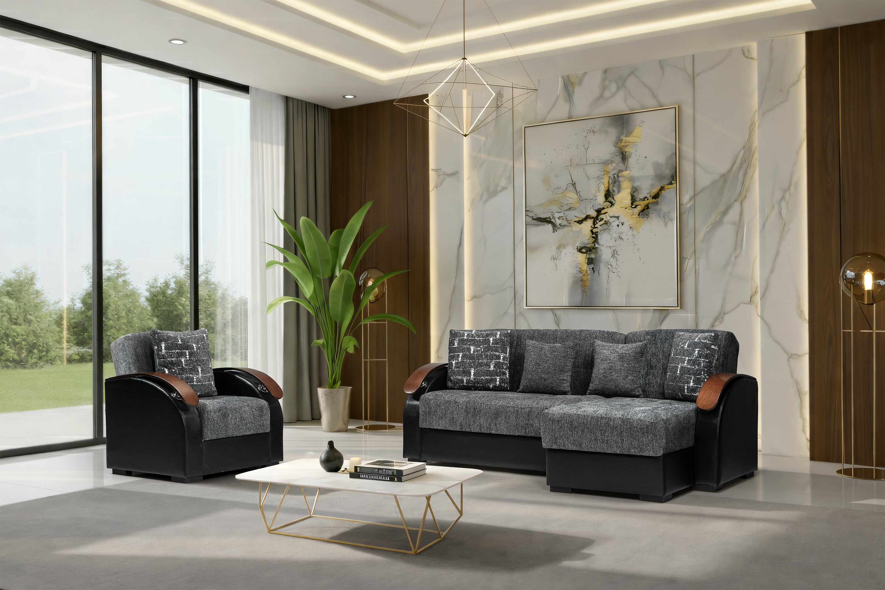 Parma Sleeper Sectional Collection
